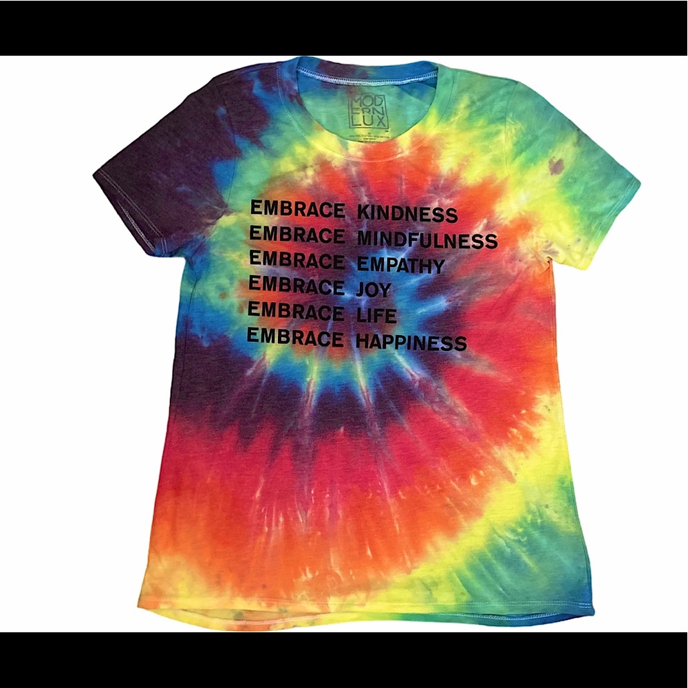 Embrace tie dye t shirt